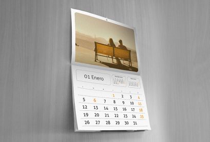 wall calendar sample