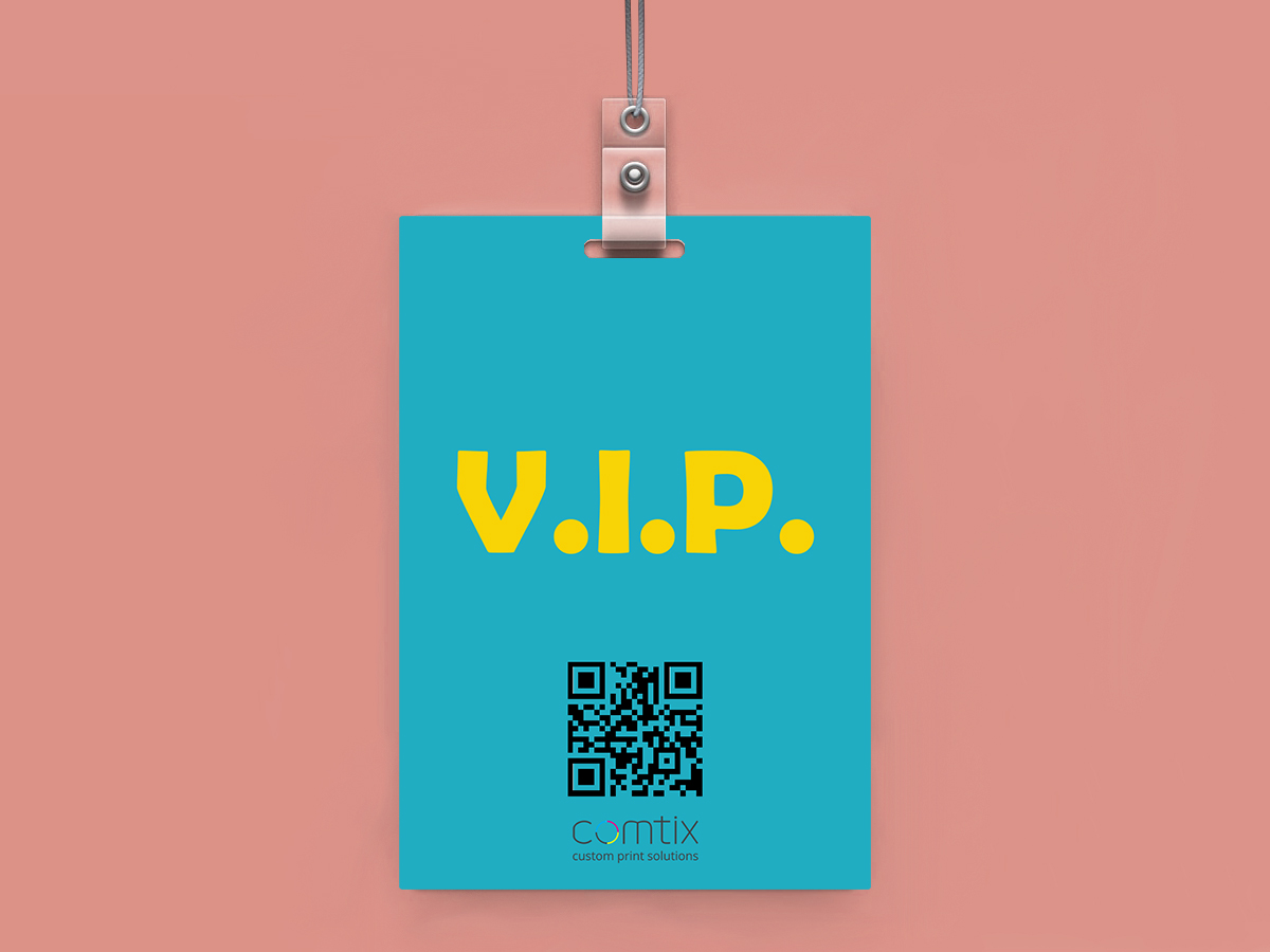 Custom Laminated Badges Comtix Tickets